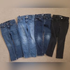 Bundle of 4! Girls jeans first pair jordache size 5  other 3 cat&Jack